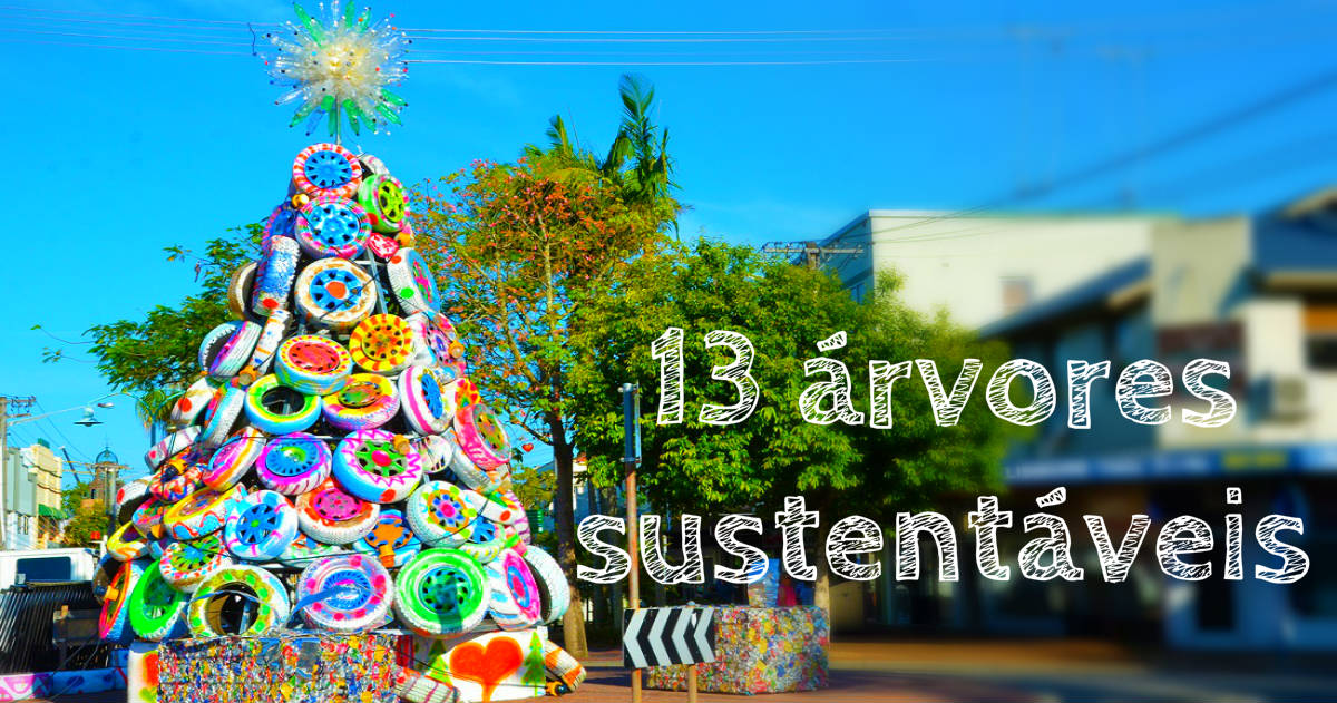 13 árvores de natal ecológicas espalhadas pelo mundo - Arte Reciclada